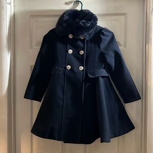 Rothschild Girls' Faux Fur coat 6x